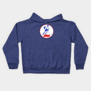 Retro Hockey - World Hockey Association - WHA Seventies Ice Hockey Kids Hoodie